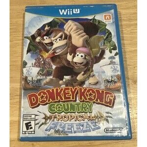 Donkey Kong Country Tropical Freeze Nintendo Wii U 2014 Game Complete W/ Manual